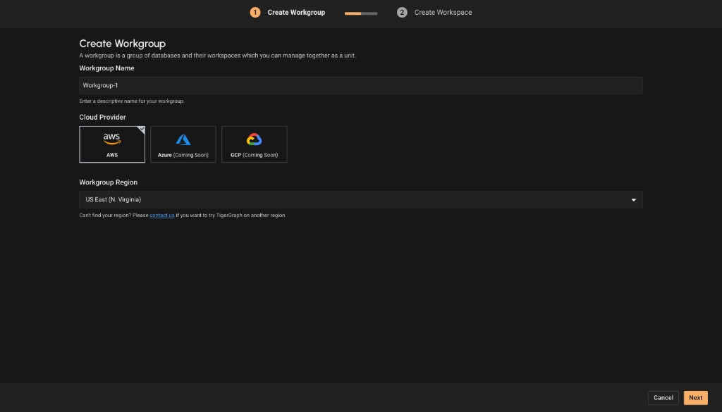 create workgroup